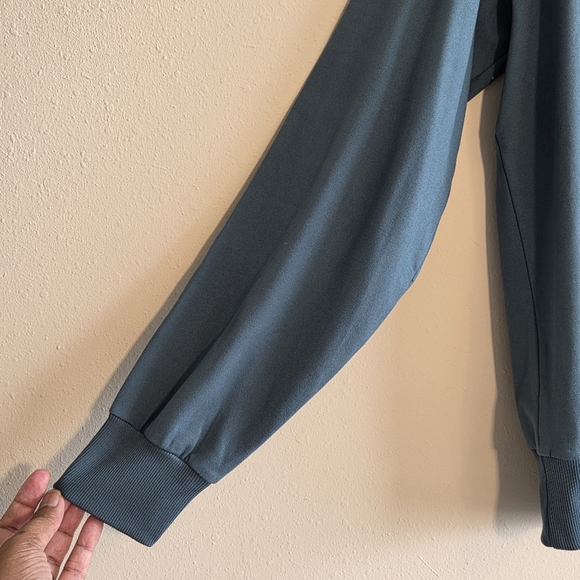 Feat Unisex Roam Crewneck Stargazer Pine Green Sweatshirt Sz M Athleisure - Picture 2 of 10